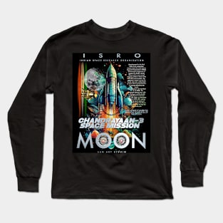 Chandrayaan-3-artwork Long Sleeve T-Shirt